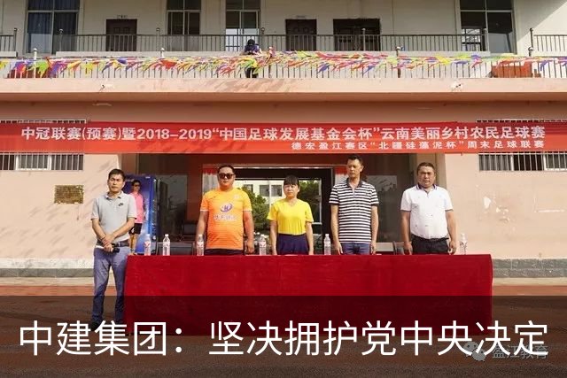 中建集团：坚决拥护党中央决定